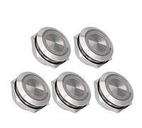 Keenso Ultra Delgado Switch a LED Temporaneo (DC3~6V GREEN)