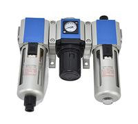 Keenso Unità Separatore Lubrificatore, Filtro Regolatore del Compressore D'aria Ad Alta Efficienza per un Buon Filtraggio e una Facile Installazione, per Officine, Materiale in Lega di Alluminio