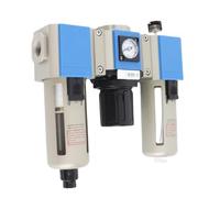 Keenso Unità Separatore Lubrificatore, Filtro Regolatore del Compressore D'aria Ad Alta Efficienza per un Buon Filtraggio e una Facile Installazione, per Officine, Materiale in Lega di Alluminio