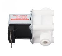 Keenso Valvola Dell'acqua, Valvola Magnetica a 24 V, Acque Reflue per Materiale Premium per Pulitore D'acqua, Compatta Durevole e in Modo Affidabile per Tubi 1/4 PE
