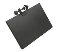 Keenso Vassoio Scheda Audio in Lega Nera Scheda Audio Fissa con Piastra, Installazione Semplice per Chat Room Sul Palco, Staffa per Trasmissione Dal Vivo con Rotazione di 360 Gradi