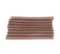 Keenso Versatile 100pcs a Doppio Anello di Rilegatura (oro rosa)