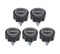 Keenso Vite Universale con Pomello a Molla per Perno di Trazione Manopole a Molla per Perno di Trazione per Macchine per Esercizi per Attrezzature Fitness