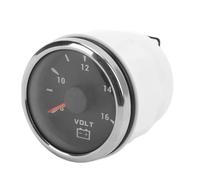 Keenso Voltmetro Marino, 52 Mm, 8-16V, Impermeabile, 7 Colori, per Barca Auto