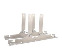 Keenso Wheel Alignment Tool Plate Set 2PCS Durable Alloy Steel for