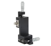 Keenso XZ - Linea lineare manuale per posizionamento di dispositivi meccanici, stabile ed efficiente nero, piattaforma di rifinitura anodizzata micrometrica