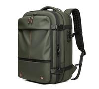 Keenso Zaino a Compressione Sottovuoto Zaino da Viaggio Antipioggia da 60 Litri con Scomparto per Laptop per Viaggiatori del Fine Settimana (OD Verde)