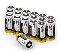 Keenstone Batteria al Litio CR123A da 3 V, Batteria al Litio Usa e Getta CR17345 da 1600 mAh, 24 Celle, Adatta per Torce Elettriche, Fotocamere, Microfoni, ecc. (Non applicabile ad Arlo)