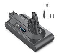 Keenstone Batteria per Dyson V10 SV12 8000mAh Dyson V10 SV12 Batteria per Cyclone, Animal, Absolute, Motorhead, Fluffy Aspirapolvere