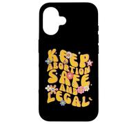 Keep Abortion Safe And Legal Feminist Pro Choice Retro Custodia per iPhone 16