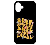 Keep Abortion Safe And Legal Feminist Pro Choice Retro Custodia per iPhone 16 Plus