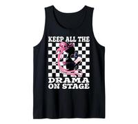 Keep all The Drama On Stage Theatre Maschera Attore Ragazza Canotta