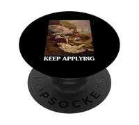 Keep Applying Sunscreen Lotion Funny Beach Vacation Summer PopSockets PopGrip Adesivo