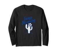 Keep Blooming Cactus Positive, fiore selvatico del deserto, stile retrò Maglia a Manica