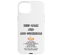 Keep Calm and Add Guanciale - Carbonara Custodia per iPhone 15 Plus