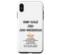 Keep Calm and Add Guanciale - Carbonara Custodia per iPhone XS Max