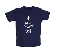Keep Calm And Atto Su - Bambino T-Shirt / Body - Actor Recitazione Drama Attrice