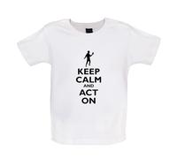 Keep Calm And Atto Su - Bambino T-Shirt / Body - Actor Recitazione Drama Attrice