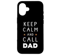 Keep calm and call dad - Regalo per la festa del papà Custodia per iPhone 16