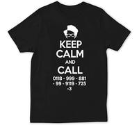 Keep Calm And Call The IT Crowd Maurice Moss The IT Crowd TV Show Gift T-ShirtL Black XXL