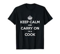 Keep Calm And Carry On I'm a Cook - Divertente Maglietta