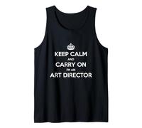 Keep Calm And Carry On I'm an Art Director - Divertente Canotta