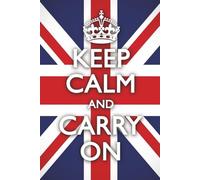 Keep Calm and Carry On Notebook | Union Jack | 100 pages | Personal or Business Use