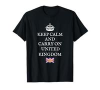 Keep Calm and Carry On United Kingdom, UK Union Jack Maglietta