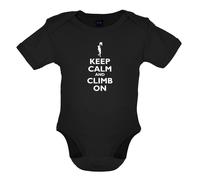 Keep Calm And Climb On - Bambino T-Shirt / Body - Arrampicata Rock Mountain