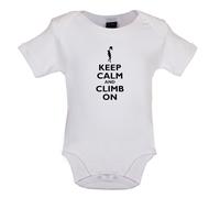 Keep Calm And Climb On - Bambino T-Shirt / Body - Arrampicata Rock Mountain
