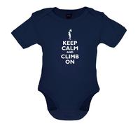 Keep Calm And Climb On - Bambino T-Shirt / Body - Arrampicata Rock Mountain