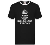 Keep Calm And Crea More Piloni - Uomo Suoneria - Gioco Gamer Merchandise Ventola