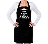Keep Calm And Crescere Un Baffi - Unisex Adulti Grembiule - MO Barba Capelli
