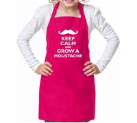 Keep Calm And Crescere Un Baffi - Unisex Bambini Grembiule - MO Barba Capelli