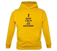 Keep Calm And Do Tiro Con L'Arco - Bambini Felpa/Maglione - Arciere Arco Freccia