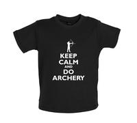 Keep Calm And Do Tiro Con L'Arco - Bambino T-Shirt / Body - Arciere Arco Freccia