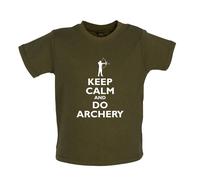 Keep Calm And Do Tiro Con L'Arco - Bambino T-Shirt / Body - Arciere Arco Freccia