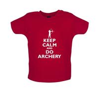 Keep Calm And Do Tiro Con L'Arco - Bambino T-Shirt / Body - Arciere Arco Freccia