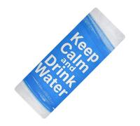Keep Calm and Drink Water Doodle Art tappetino da yoga da viaggio in gomma naturale antiscivolo, con borsa per il trasporto tapete para ejercicio 180,3 x 66 cm Per yoga caldo