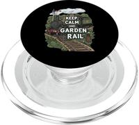 Keep Calm and Garden Rail Model Train Hobbyist PopSockets PopGrip per MagSafe