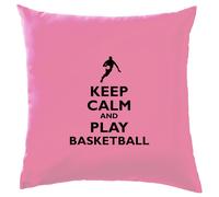 Keep Calm And Giocare Basket - Cuscino - Giocatore Hobby SPORTS Love