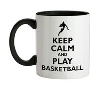 Keep Calm And Giocare Basket - Tazza IN Ceramica - Giocatore Hobby SPORTS Love