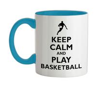 Keep Calm And Giocare Basket - Tazza IN Ceramica - Giocatore Hobby SPORTS Love