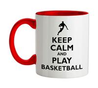 Keep Calm And Giocare Basket - Tazza IN Ceramica - Giocatore Hobby SPORTS Love