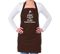 Keep Calm And Giocare Basket - Unisex Adulti Grembiule - Giocatore Hobby SPORTS
