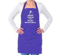 Keep Calm And Giocare Basket - Unisex Adulti Grembiule - Giocatore Hobby SPORTS