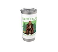 Keep Calm And Go Up NORD - FUN BIGFOOT MICHIGANDER Bicchiere termico in acciaio inox doppia parete