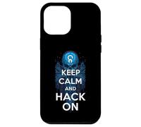 Keep Calm And Hack On Hacker Skull Circuit Board Custodia per iPhone 12 Pro Max