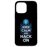 Keep Calm And Hack On Hacker Skull Circuit Board Custodia per iPhone 13 Pro Max