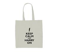 Keep Calm And Harry Su - Borsa Tote IN Tela - Potter Mago Magia Magico Ventola